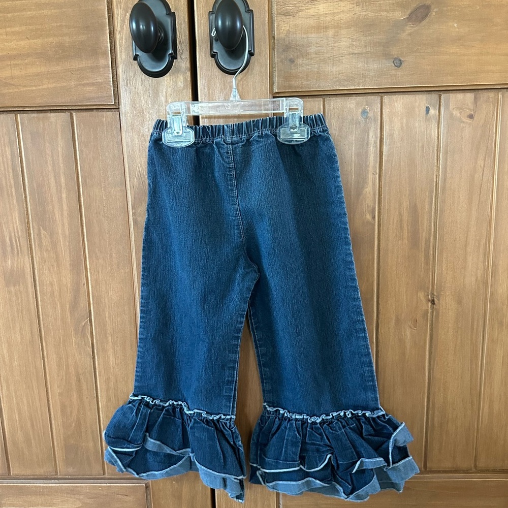 Natalie Grant Kids Denim Ruffle Bottoms